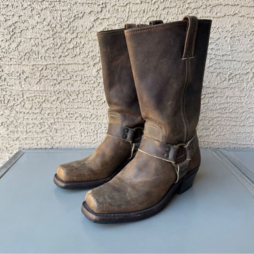 Frye Tall Harness 12R Boots Womens Size 7.5